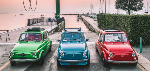 Giro del Lago di Garda in Fiat 500, tra gallerie e terrazze del brivido!