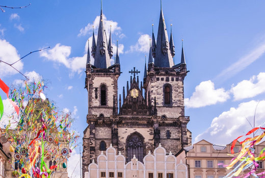 Pasqua a Praga, i colori regnano sovrani