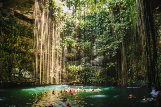 Ik kil, il cenote vicino a Chichén Itzá