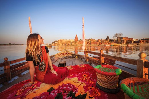 Keshi Ghat: l’Aarti sui ghat di Vrindavan