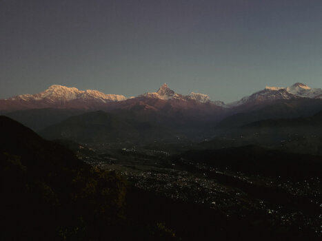 Vedere l’alba a Sarangkot, in Nepal